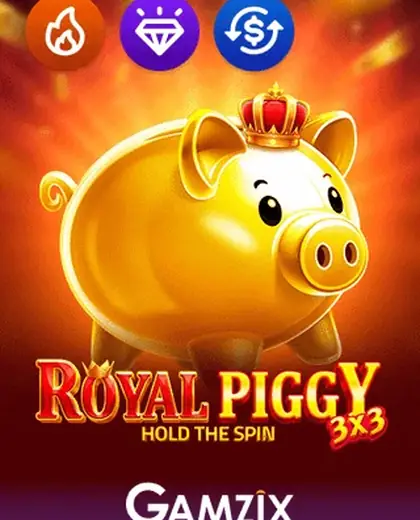 3x3 Royal Piggy Hold the Spin - machine à sous Gamzix